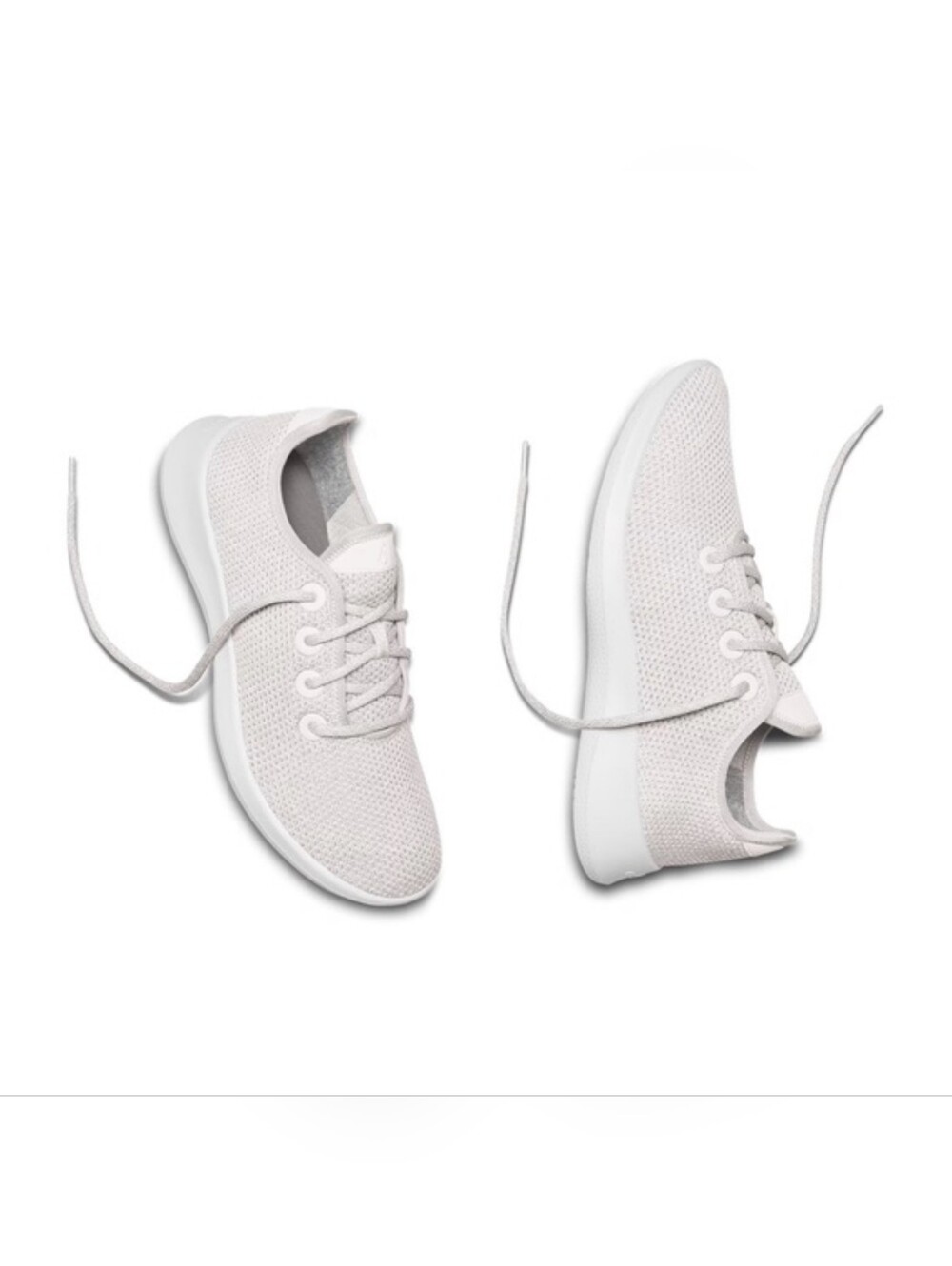 Allbirds Men's Tree Runners White Sneakers - 10 - Picture 4 of 13
